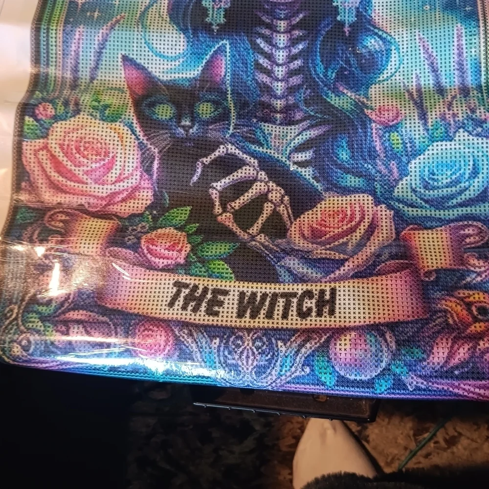 Tarot Card Witch and Cat Diamond Art Painting 40x70